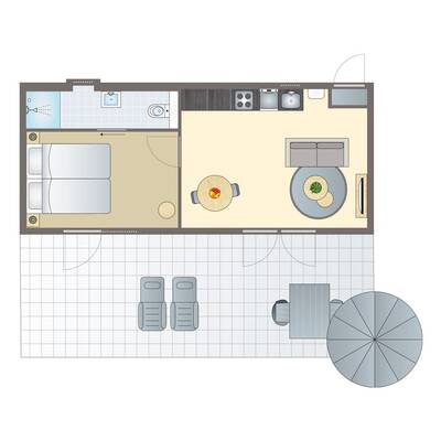 2-persoons woning