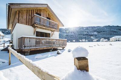 Ferienhaus im Schnee im Alps Resorts Feriendorf Murau