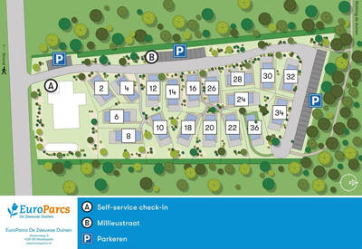 Parkplan EuroParcs De Zeeuwse Duinen