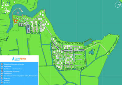 Parkplan EuroParcs Kagerplassen