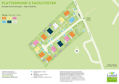 Parkplan Landal Residence Berger Duinen