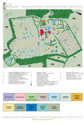 Parkplan Landgoed Ruwinkel