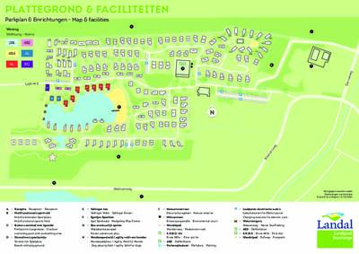 Parkplan Landal Landgoed Bourtange